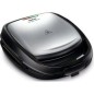 Tefal Snack Time SW341D12 Sandwichtoaster / vaffeljern Stål/sort Tefal Snack Time SW341D12 Sandwichtoaster / vaffeljern Stål/sort